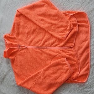 Free People Ziggy Up Fleece Neon Orange